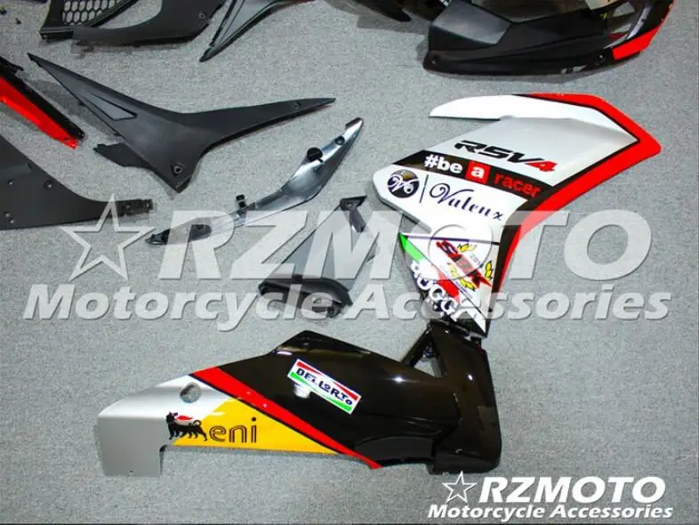 ABS литья под давлением полный обтекатель комплект подходит для Aprilia RSV4 1000 2009- 09 10 11 12 13 14 набор на заказ красный серебристый черный