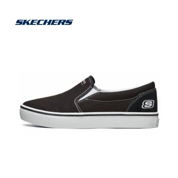 

Skechers Women Casual Shoes Fashion Canvas Shoes Woman Brand Design Breathable Ladies Casual Shoes Vulcanized Shoes 66666213-BLK