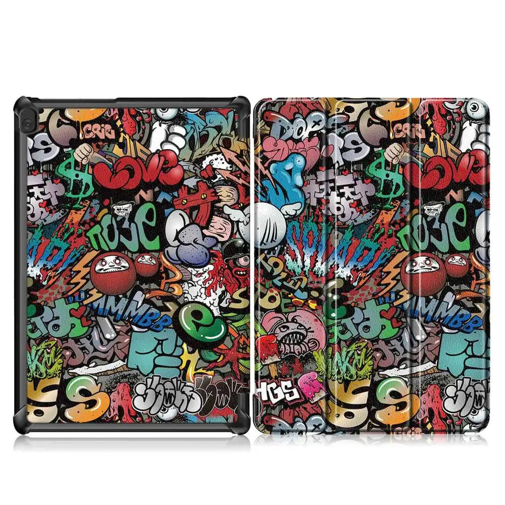 M10-CH-TY Тонкий Магнитный чехол из искусственной кожи для lenovo tab M10 TB-X605L TB-X605F чехол для планшета для lenovo tab M10 HD TB-X505L TB-X505F чехол - Цвет: M10-CH-TY