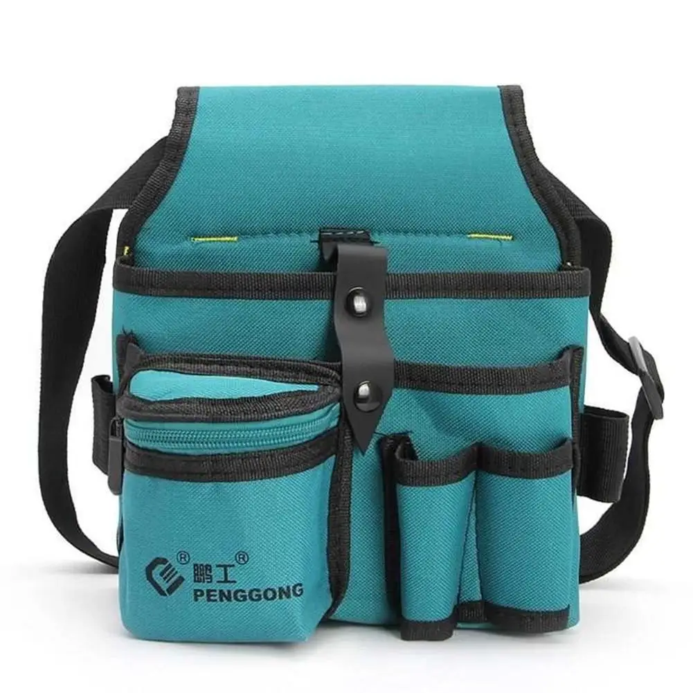 Canvas Hardware Oxford Kit Waterproof Electrician Kit Thicken Multifunction Waist Bag Waist Hanging Type Maintenance Tool Bag large tool chest