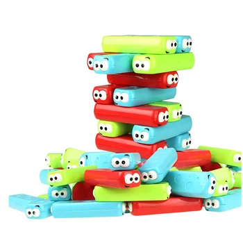 

Table Brick Tower Stacking Game Desktop Classic Hand Eye Coordination Entertainment Children Toy