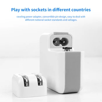 

61W PD Type C USB Quick Charger Home Aluminum Portable Fast Charging Office Travel Adapter Multi Ports Electric Durable