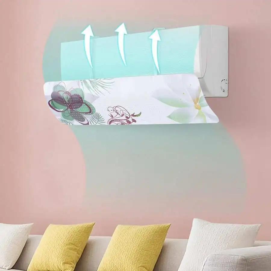 

Household Air Conditioner Cold Wind Shield Cover Deflector Baffle Board Adjustable Angle Air Conditioner Part