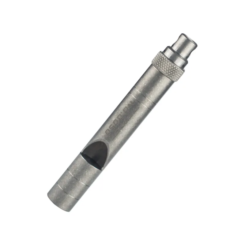 High-grade Dog Trainings Metal Titanium Whistle Emergency Survival High Frequency Sound 123db Popping Whistle Animal Training