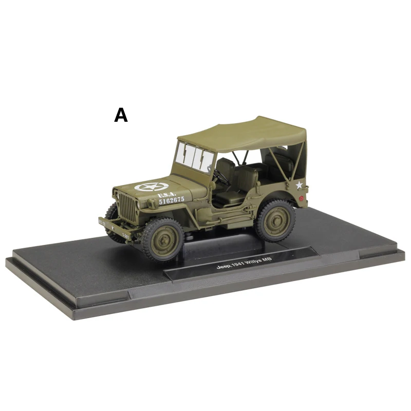 WELLY литье под давлением 1:18 металлическое ведро моделирование модель автомобиля Jeep 1941 Willys MB US Army Car сплав игрушечные машинки для детей подарки коллекция - Цвет: A