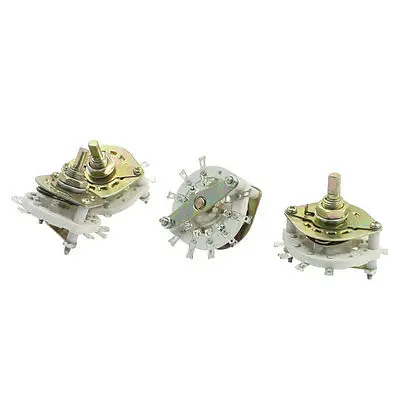 

4 x Band Channael Rotary Switch 1P9T 1 Pole 9 Position Single Deck