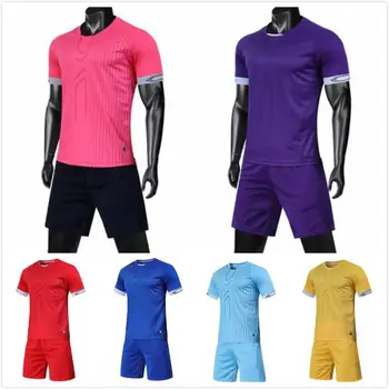 

Customize Football Jersey Shorts Set Professional Design Team Logo Sewn Embroidered Stitch Print Soccer Uniforms Adult Youth