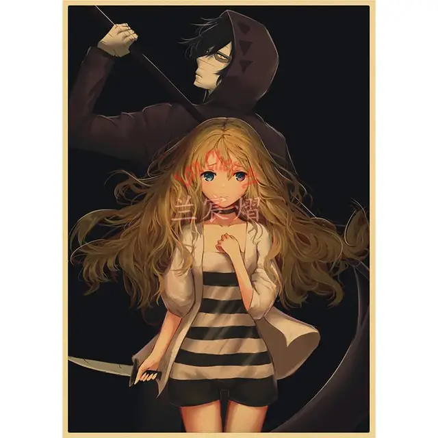 Satsuriku no Tenshi Angels Of Death Anime Canvas Painting Vintage Wall  Picture Kraft Poster Coated Wall Stickers Home Decoration - Price history &  Review, AliExpress Seller - DecorArt Store