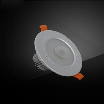

10pcs/lot 7W 15W Recessed LED Ceiling Downlight Motion Sensor Microwave Radar Light Stair Porch Passageway Lighting