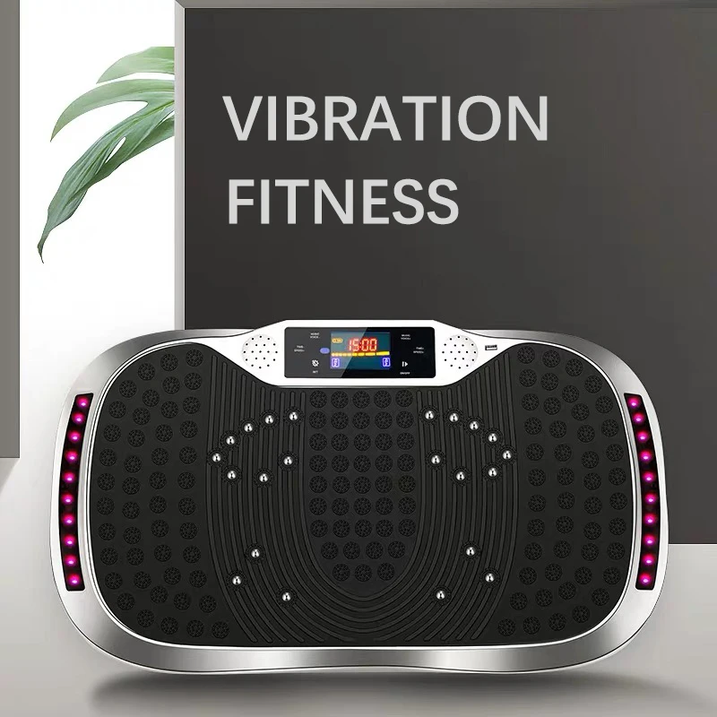 Оборудование для фитнеса Crazy Fit массаж всего тела вибрационная пластина машина упражнения вибрационная платформа с музыкальной функцией