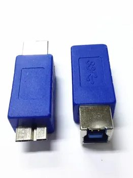 

USB 3.0 female B to micro USB male B converter, USB to micro USB adapter connector for PC laptops and mobile phones
