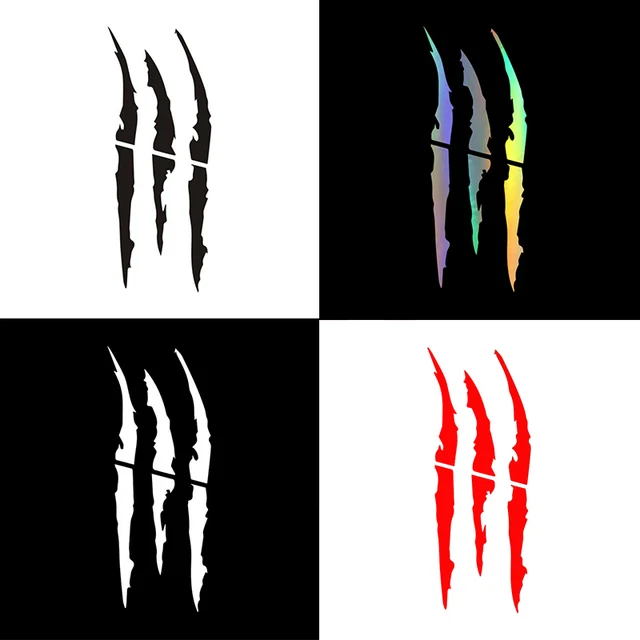STICKER ADESIVO DECAL GRAFFIO GRAFFI ARTIGLI CLAW VYNIL AUTO DECALCOMANIA 40x12 EUR 7,90 - IT