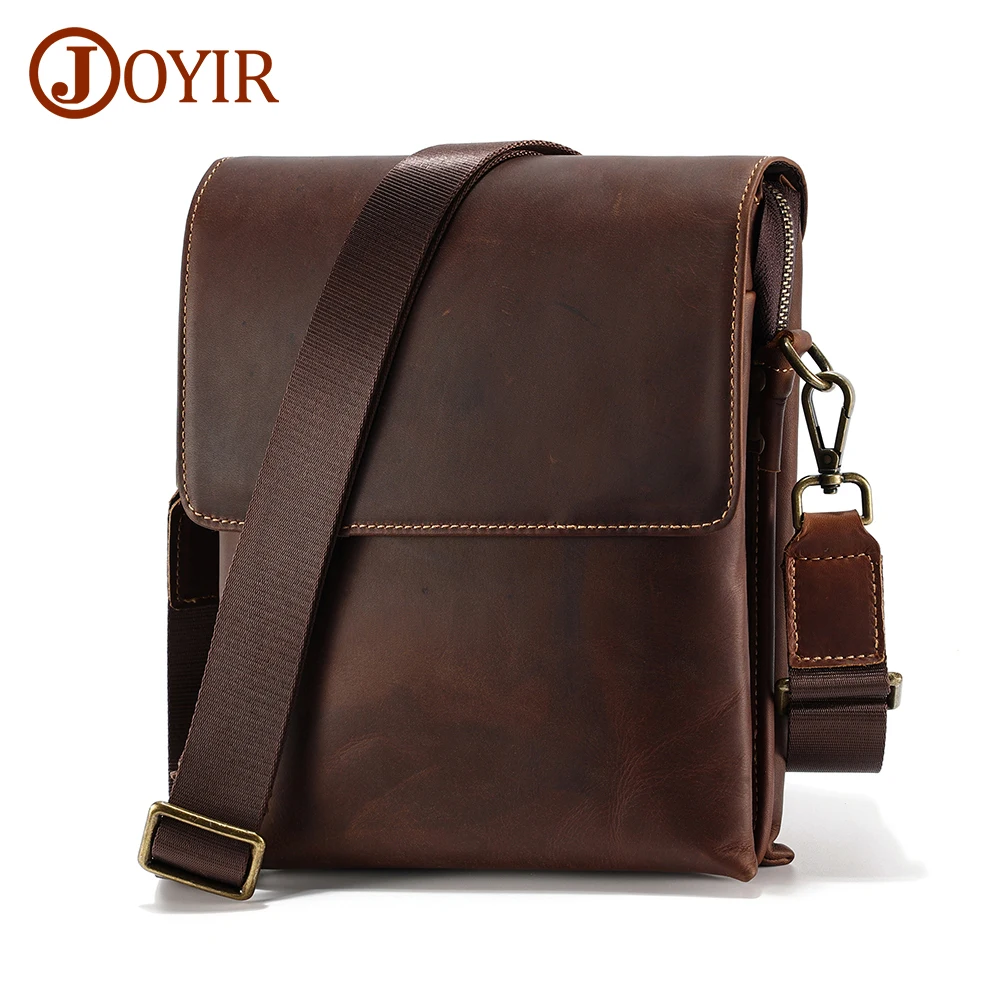 joyir-genuine-leather-men's-crossbody-shoulder-bags-high-quality-vintage-travel-small-messenger-bag-for-79-ipad-casual-flap