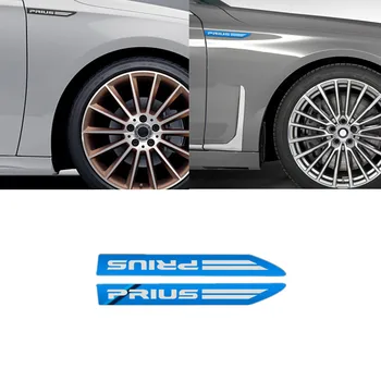 

Car Styling 2pcs Side Wing Badge Emblem Fender Sport Car Sticker for Toyota Prius Accessories