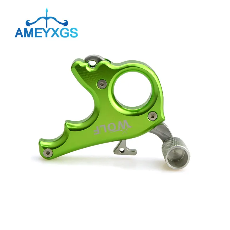 

1pc 3 Fingers Grip Caliper Archery Release Aids Archery Compound Bow Release Trigger Aids Gear For Hunting Shooting Accessories