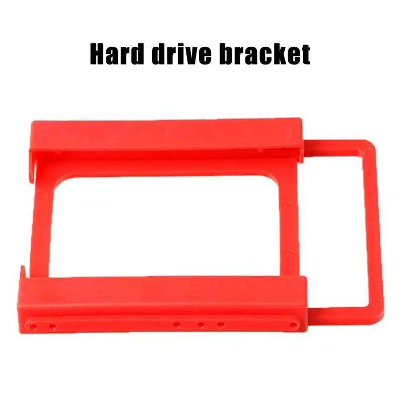 

1pc 2.5" To 3.5" SSD To HDD Screwless Mounting Adapter Bracket Hard Drive Holder SSD HDD Plastics Hard Drive Bracket For Desktop