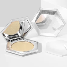 Натуральный светящийся Запеченный порошок водонепроницаемый долговечный Блестящий Румяна хайлайтер блестки порошок