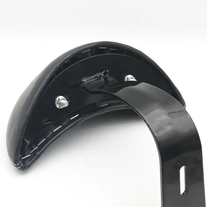 

Electric Bike Rear Seat Cushion Simple Backrest Alloy Water Resistant Back Support Saddle Pad Sponge Artificial Leather