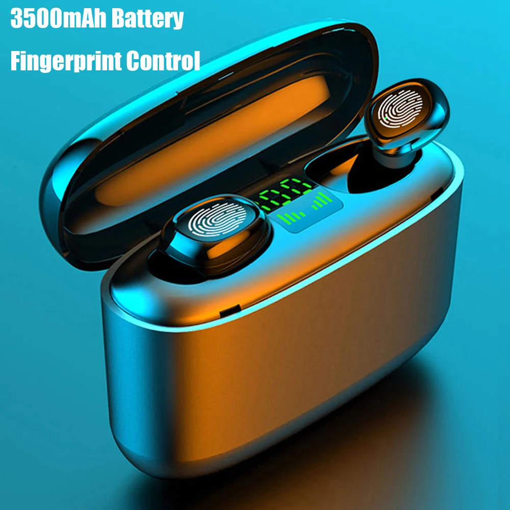 TWS-наушники с поддержкой Bluetooth 3500 5 0 мА · ч IPX7 | Электроника
