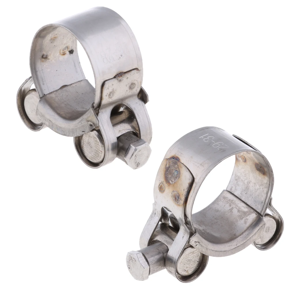 29-31mm & 26-28mm Motorcycle Exhaust Pipe Clamp Caliper - Stainless Steel