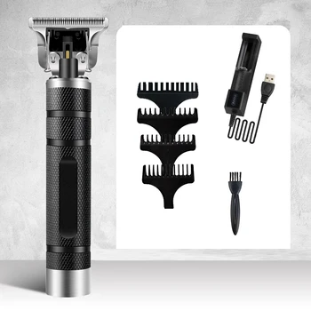 

Hair Trimmer Rechargeable Electric Hair Clipper barbershop Cordless 0mm T-blade baldheaded outliner Finishing Hair Cutter