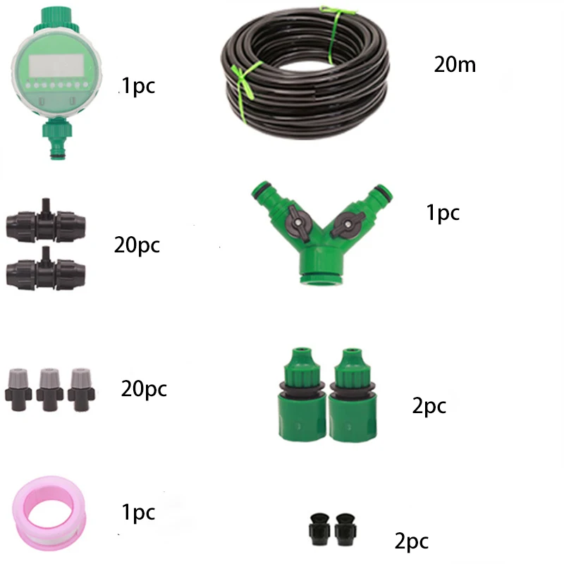 1 комплект 9/12 трубка садовый спрей комплект для полива распылитель ленивое автоматическое устройство орошения контроллер синхронизации с высоким качеством