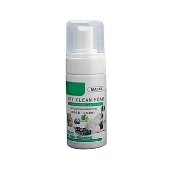 

100ml No Rinse Waterless For Small Animals Bathing Shampoo Hamster Dry Clean Foam Guinea Pig Chinchilla Rabbit Relieve Itchiness