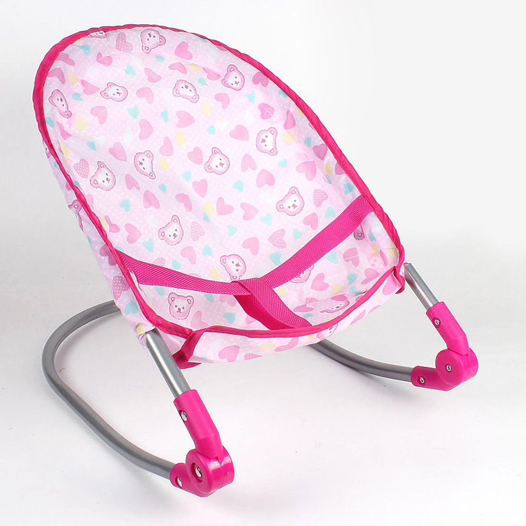 Baby Toddler Doll Bouncer Chair Carrier Playset for Reborn Doll for Mellchan Baby Dolls Accessories, Dollhouse Decoration