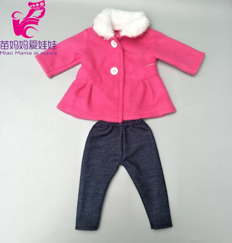 Пижамный комплект одежда и штаны для новорожденных кукла 1" девочка кукла Ткань Играть игрушка подарок - Цвет: C1