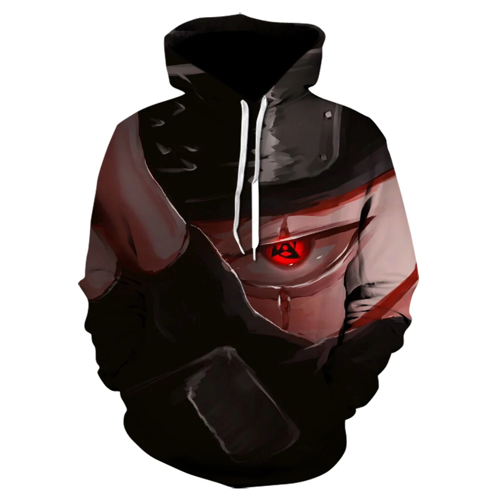  3d print New Hooded Sweatshirts Men 3d Hoodies Anime Naruto Hatake Kakashi Hoodie Male female casua