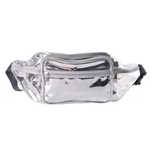 Женская поясная сумка, модная кожаная поясная сумка на ремне, Женская поясная сумка, серебряная поясная нагрудная сумка для телефона