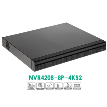 

8CH 8MP 4K&H.265 Lite Network Video Recorder Full HD 1080P Recorder With 8PoE Ports 2 SATA III Ports NVR4208-8P-4KS2