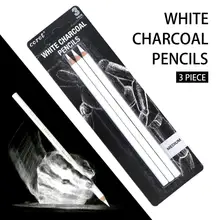 COROT, 3 шт., белые карандаши с угольным углем, Стандартные Карандаши для рисования, набор карандашей для рисования, товары для рукоделия