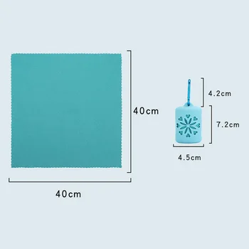 

New Outdoor Portable Quick-drying Towel Slim Silicone Washing Wiping Sweat Fitness Sports Quick-drying Cold Towel Swimming Towel