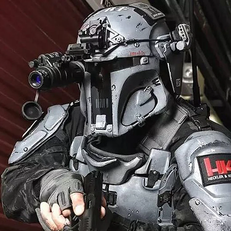 TIER NONE Galac Tac US Army Тактический охотник за головами Sci Fi шлем маска|Шлемы| |