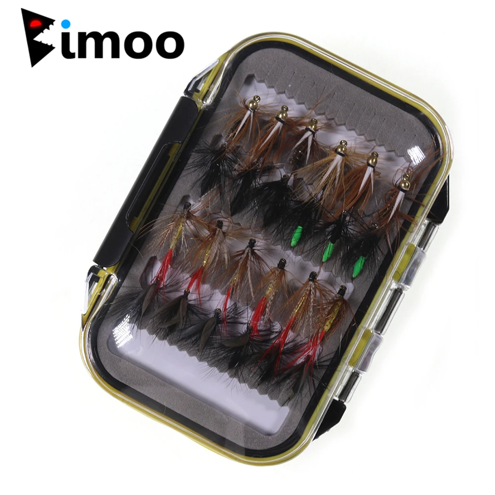 24/48pcs Fly Tying Material Fly Fishing Lure Dry / Wet Flies Nymph