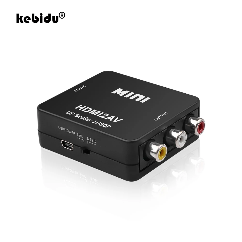 Kebidu 2019 Новый горячая Распродажа HDMI-совместимый к RCA AV/CVBS адаптер HD 1080P мини видео