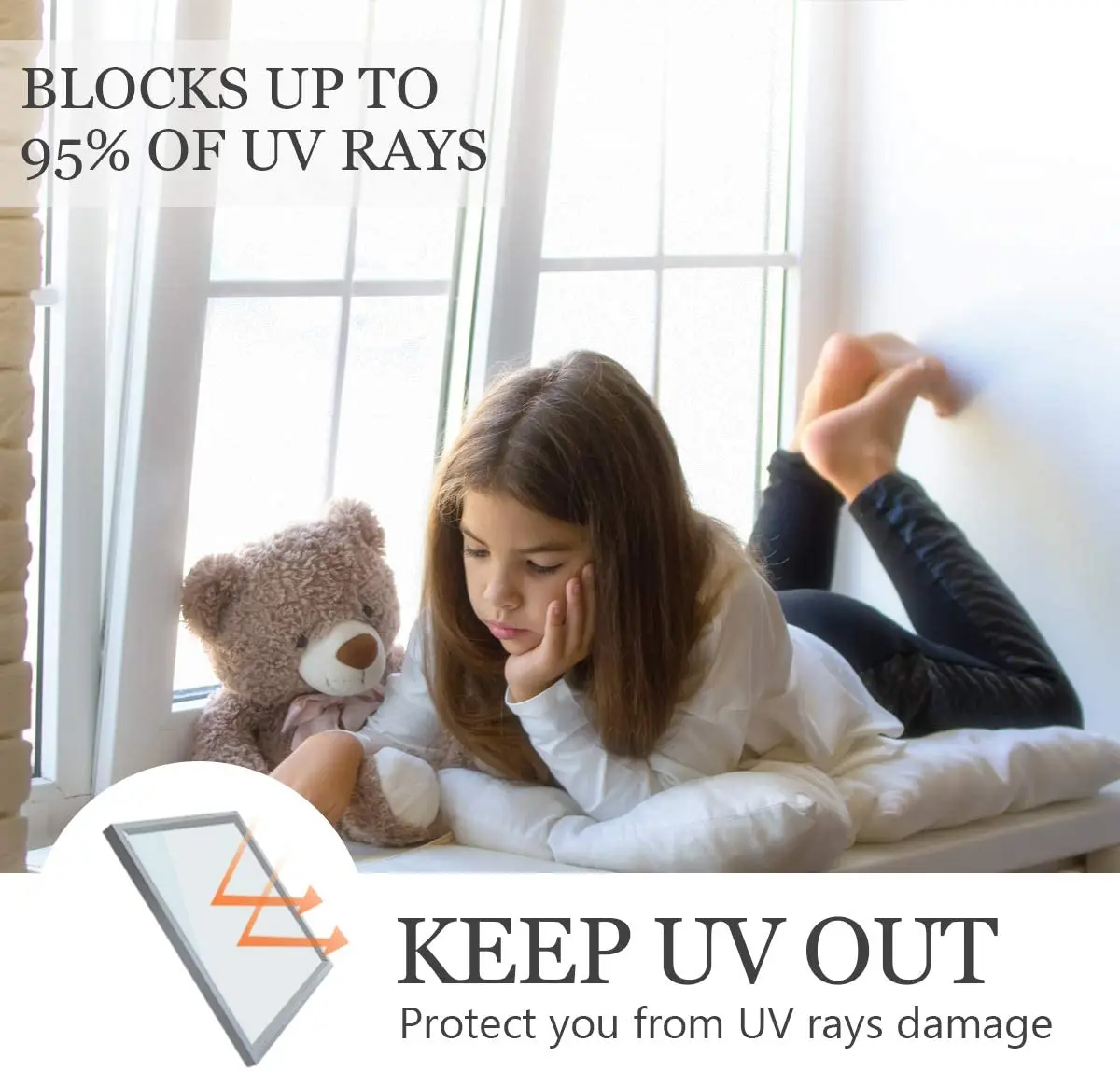 Белая матовая оконная пленка статическая антиклейкая клейкая виниловая с