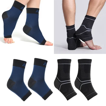 1 Paar Compressie Voet Mouwen Voet Gezamenlijke Beschermende Sokken Enkel Mouwen Ondersteuning Sokken Elastische Foot Protector Ankle Guard Strap