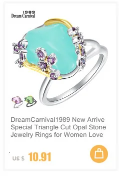DreamCarnival 1989 Women Lover Heart Zircon Solitaire Rings 4 Colors 11mm Wedding Engagement Party Jewelry Amazing Price WA11316