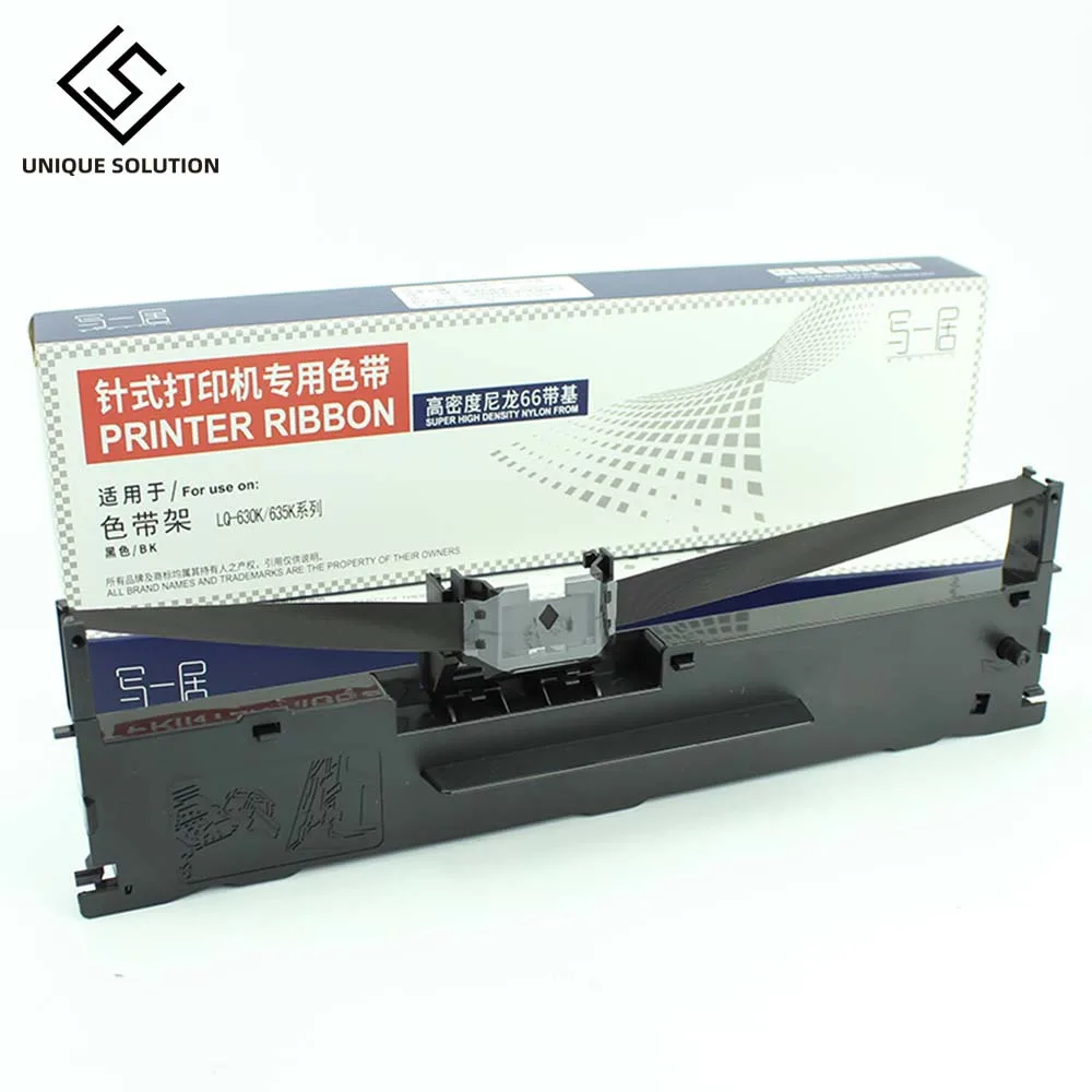 S015290 Black Dot Matrix Ribbon Cartridge for EPSON LQ 610K 615K 630K 630KII 635K 730K 735K 80KF 82KF Stylus Printer 1