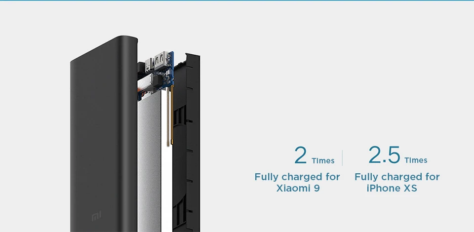 Xiaomi Mi Power Bank Portable Fast Charge Wireless Youth Edition 10000mAh External Battery Poverbank Mobile Charger