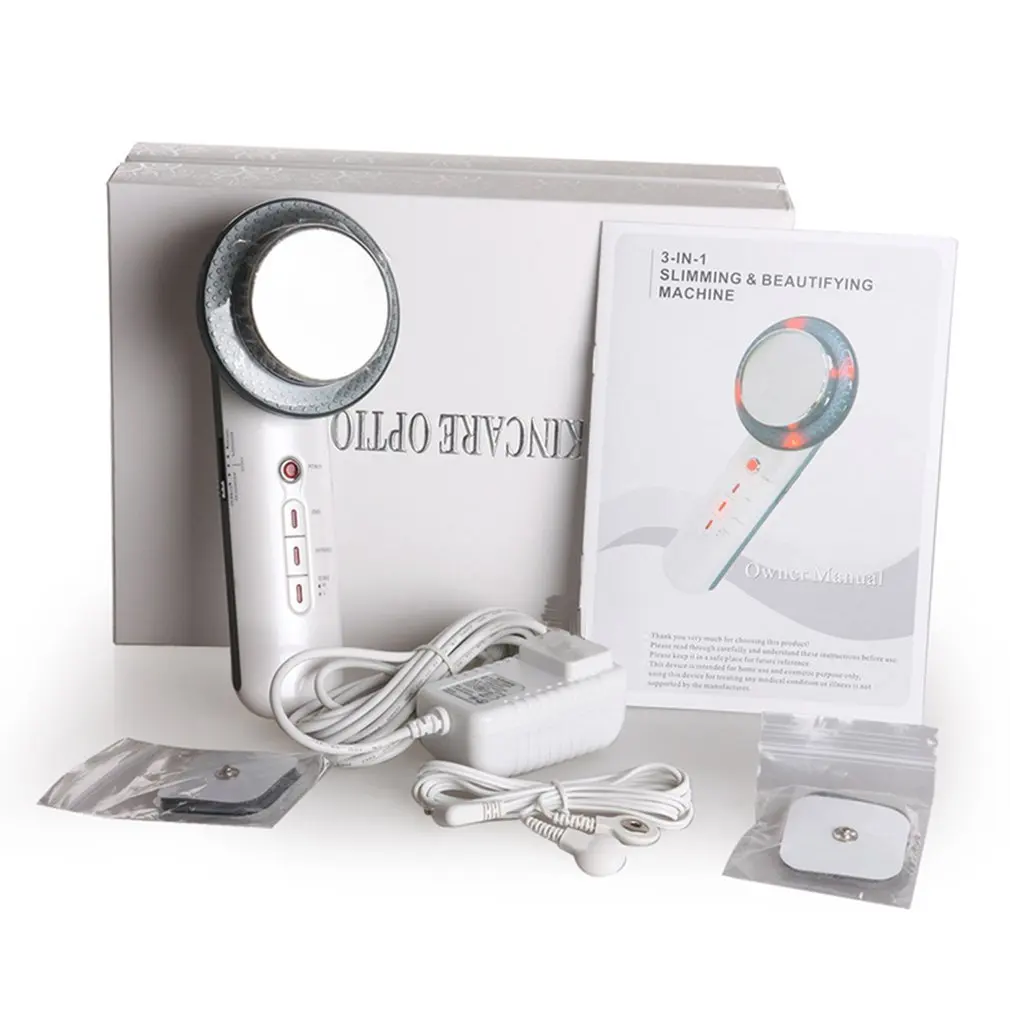 

Wrinkle Removal 3-in-1 Facial Beauty Instrument Whitening Firming Face EMS Massager LED Red Light Skin Care