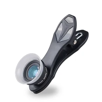 

Phone Lens 2 In 1 Clip-On 12 X Macro + 24 X Super Macro Lens kit For Iphone 7/6s / 6s Plus ios android smartphones 24XM EY480
