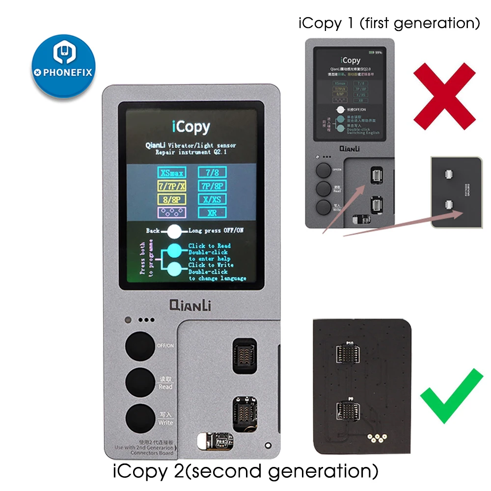 £34.94 Qianli Icopy Plus LcdVibrator Transfer Eeprom Programmer For Iphone 11