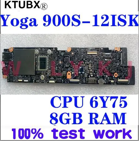 NM-A591 для новой материнской платы ноутбука Lenovo Yoga 900S-12ISK 5B20K93803 CPU 6Y75 8GB RAM 100% |