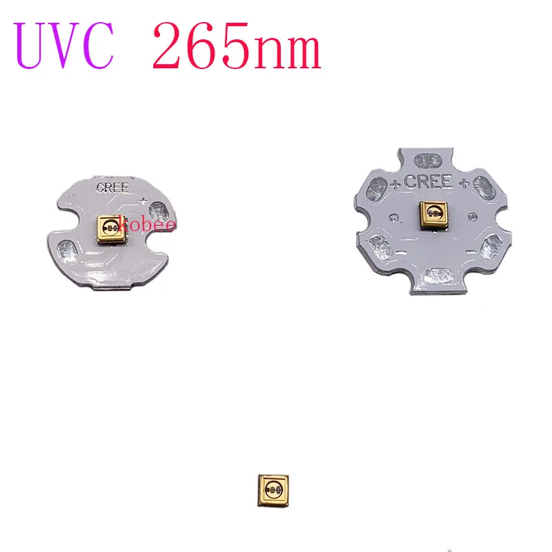 Светодиодные чипы UVC 265nm глубокие УФ-светодиоды 275nm Ультрафиолетовый излучающий