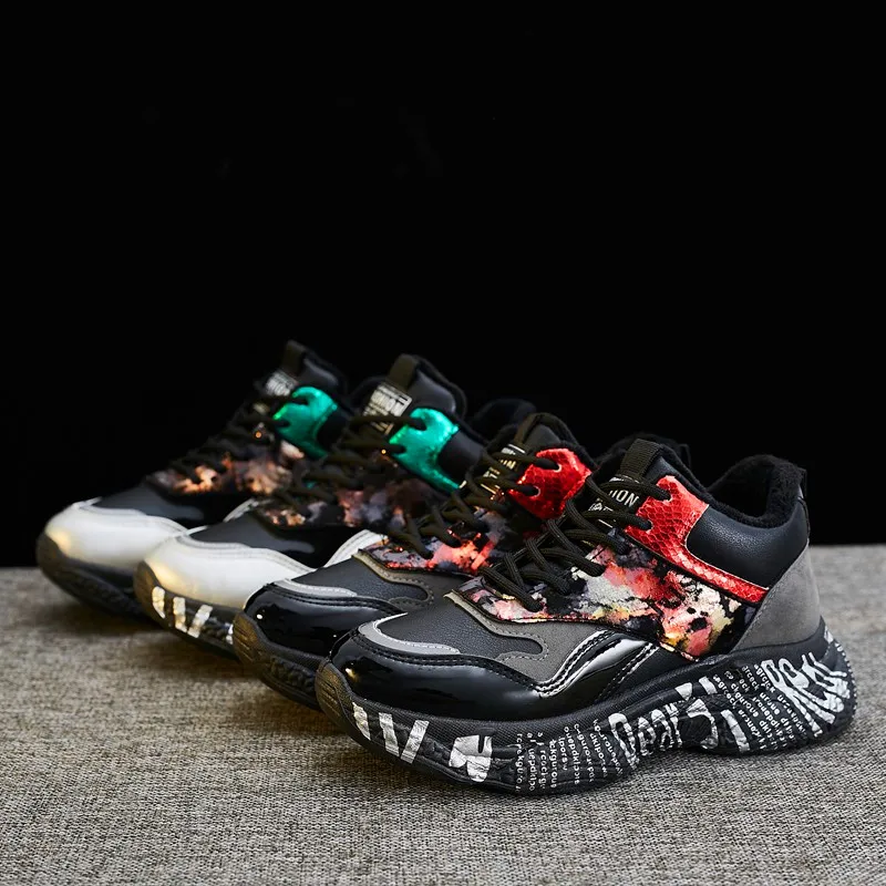 

High quality non-slip sneakers breathable outdoor leisure walking shoes TENIS Feminino women's vulcanized shoes Zapatos Hombre