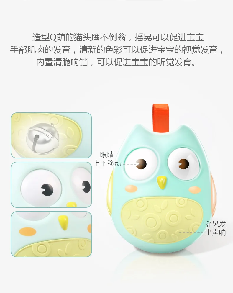 Прорезыватели для зубов bu dao weng Piggy для детей 0-1 лет, обучающие игрушки для детей раннего возраста