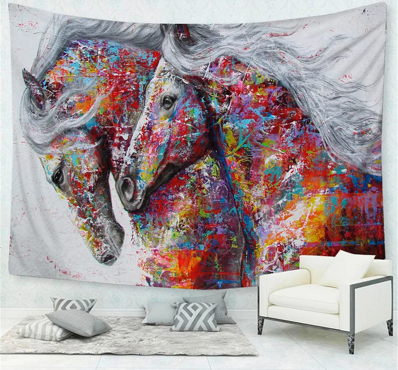 

100% Polyester Animal and Plant Tapestry Dormitory Tapestry Room Decoration Home Bedroom Decoration Ornaments